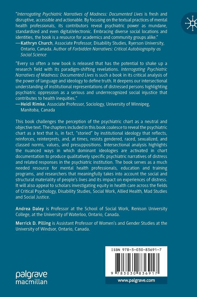 Weitere Ansicht: Interrogating Psychiatric Narratives of Madness