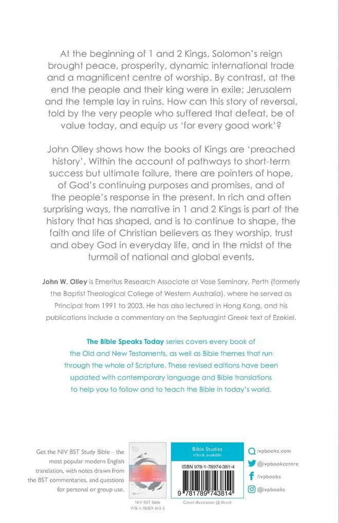 Weitere Ansicht: The Message of 1 & 2 Kings | John W Olley