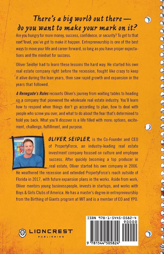 Weitere Ansicht: A Renegade's Rules | Oliver Seidler