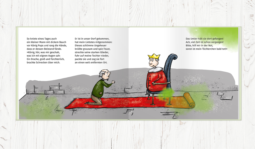 Weitere Ansicht: König Pups - Drachenalarm | Bettina Rakowitz