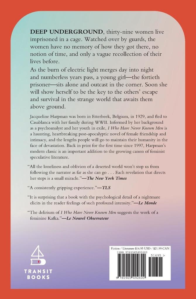 Weitere Ansicht: I Who Have Never Known Men | Jacqueline Harpman