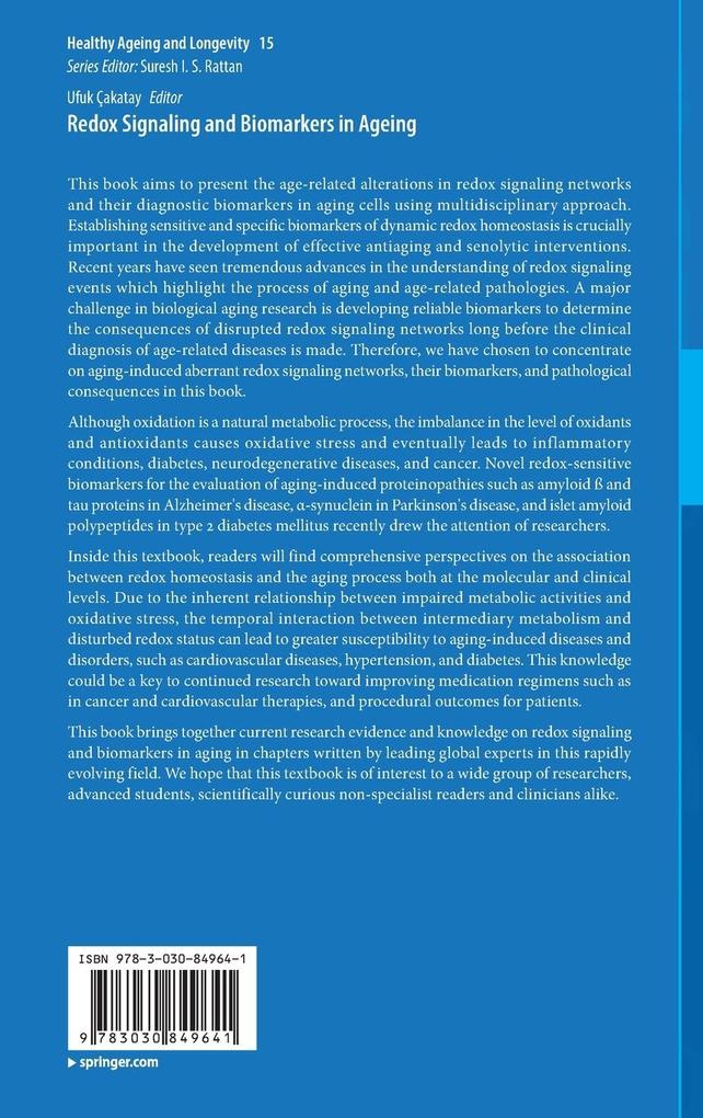Weitere Ansicht: Redox Signaling and Biomarkers in Ageing