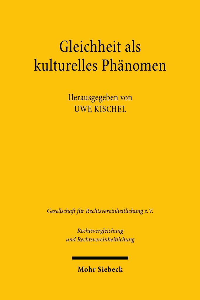 Produktbild: Gleichheit als kulturelles Phänomen