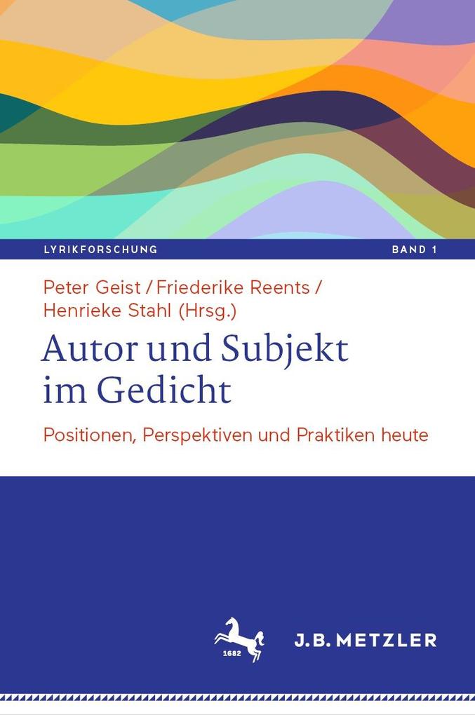 Produktbild: Autor und Subjekt im Gedicht