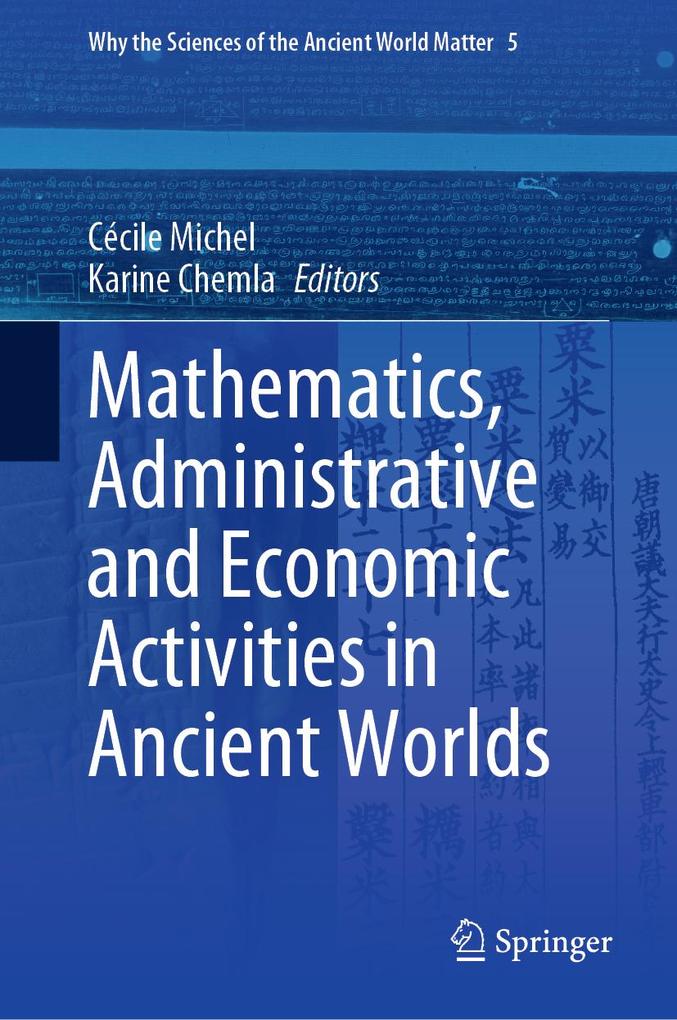 Produktbild: Mathematics, Administrative and Economic Activities in Ancient Worlds