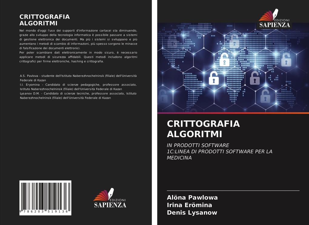 Produktbild: CRITTOGRAFIA ALGORITMI | Alöna Pawlowa, Irina Erömina, Denis Lysanow
