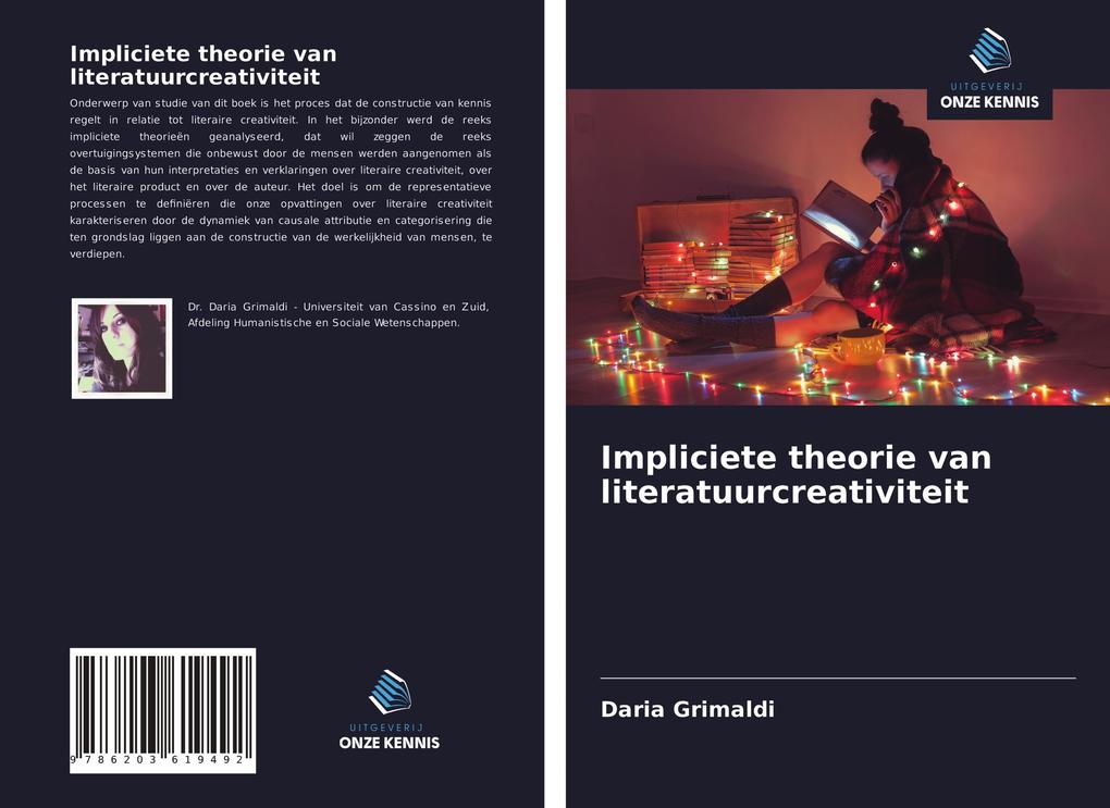 Produktbild: Impliciete theorie van literatuurcreativiteit | Daria Grimaldi