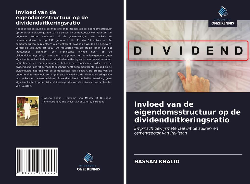 Produktbild: Invloed van de eigendomsstructuur op de dividenduitkeringsratio | Hassan Khalid