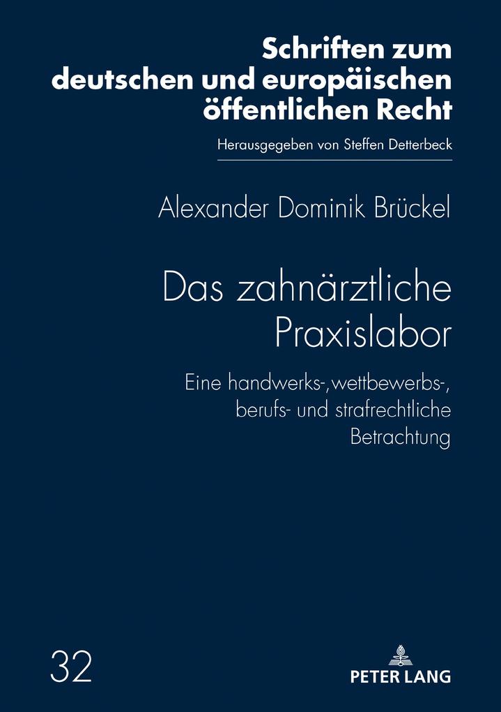 Produktbild: Das zahnärztliche Praxislabor | Alexander Dominik Brückel