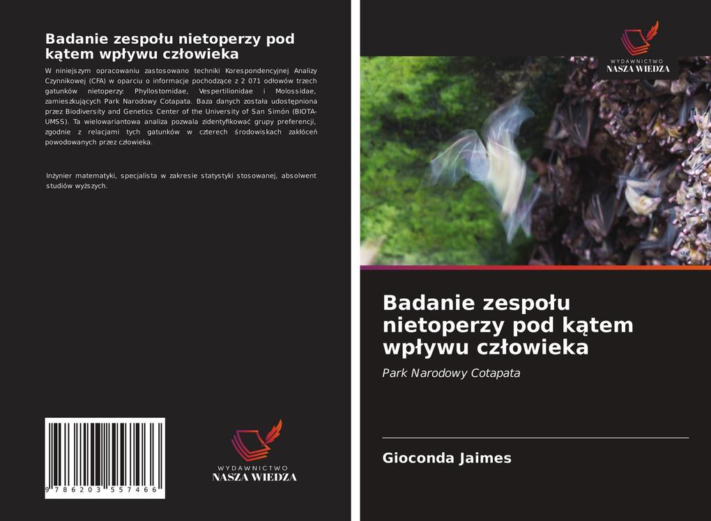 Produktbild: Badanie zespou nietoperzy pod ktem wpywu czowieka | Gioconda Jaimes