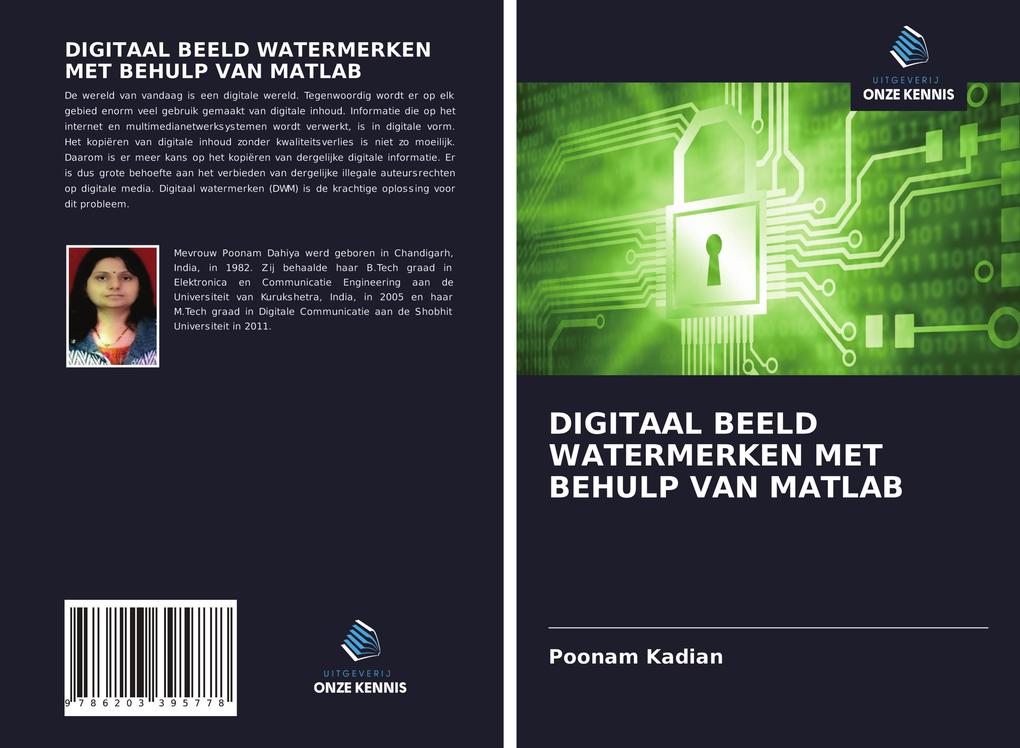 Produktbild: DIGITAAL BEELD WATERMERKEN MET BEHULP VAN MATLAB | Poonam Kadian