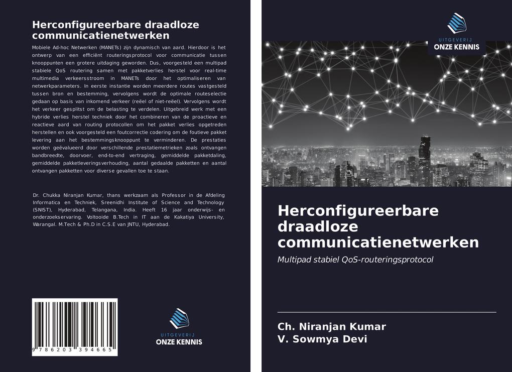 Produktbild: Herconfigureerbare draadloze communicatienetwerken | Ch. Niranjan Kumar, V. Sowmya Devi