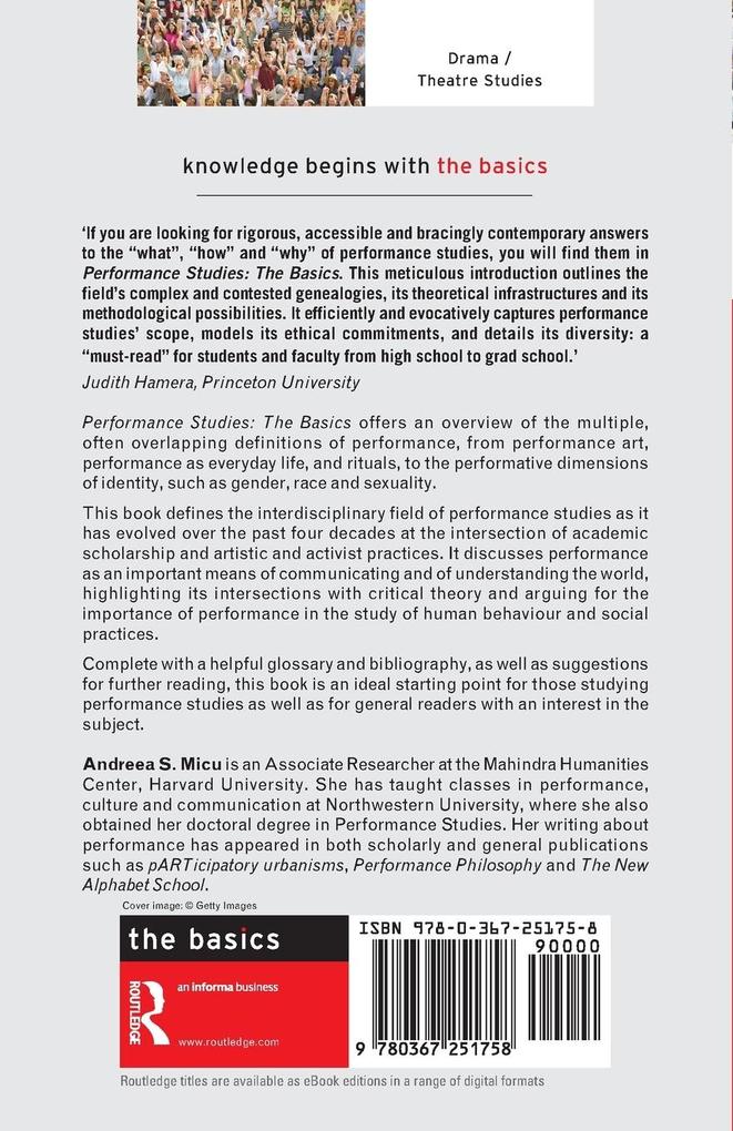 Weitere Ansicht: Performance Studies | Andreea S. Micu