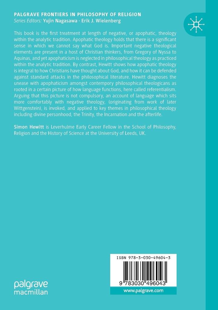 Weitere Ansicht: Negative Theology and Philosophical Analysis | Simon Hewitt