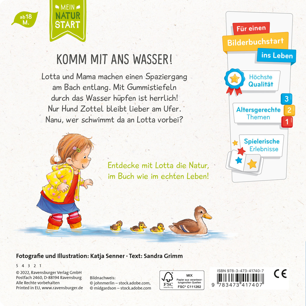 Weitere Ansicht: Lotta entdeckt die Welt: Am Wasser | Sandra Grimm