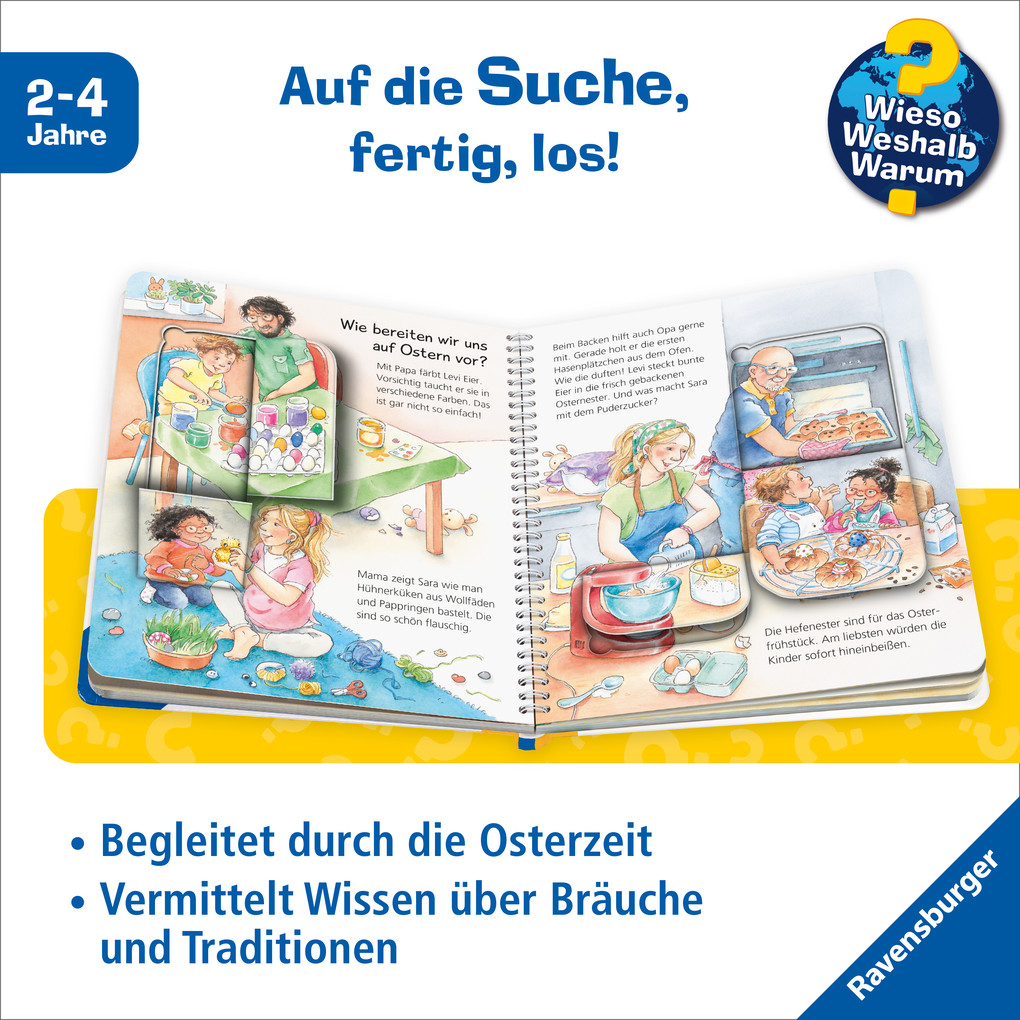 Weitere Ansicht: Wieso? Weshalb? Warum? junior, Band 54: Was machen wir an Ostern? | Andrea Erne