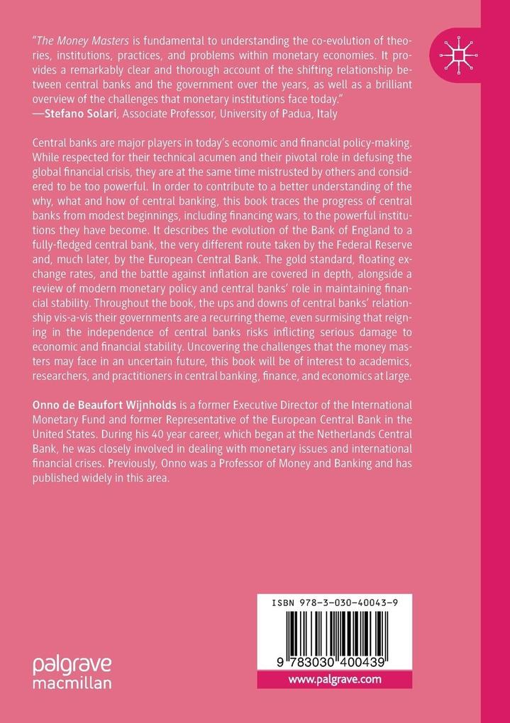 Weitere Ansicht: The Money Masters | Onno de Beaufort Wijnholds
