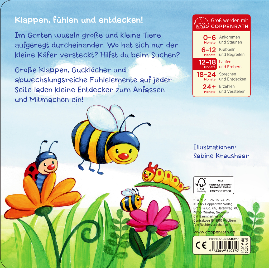 Weitere Ansicht: Mein erstes Gucklock-Fühlbuch: Kleiner Käfer, wo bist du?