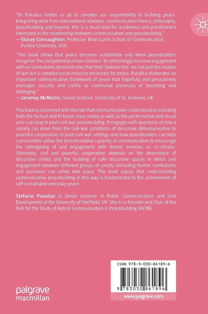 Weitere Ansicht: Communication in Peacebuilding | Stefanie Pukallus