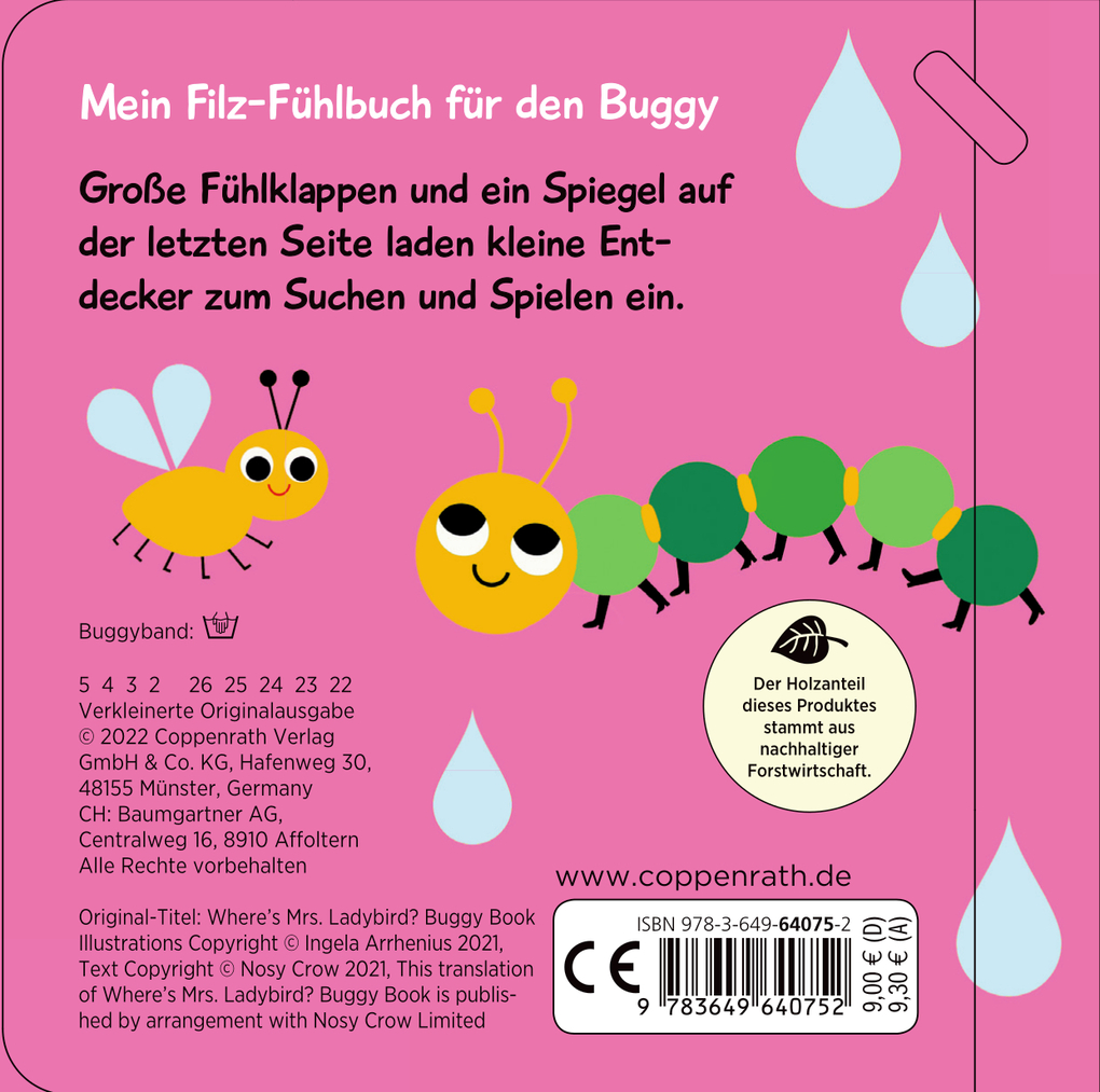 Weitere Ansicht: Mein Filz-Fühlbuch für den Buggy: Kuckuck, kleiner Käfer!