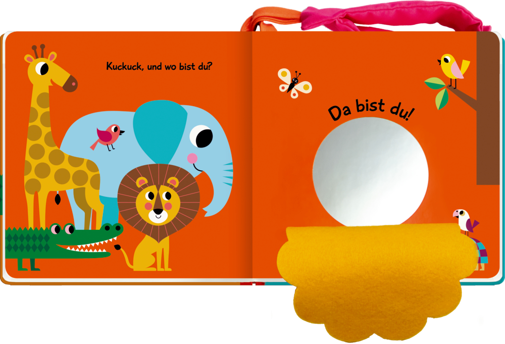 Weitere Ansicht: Mein Filz-Fühlbuch für den Buggy: Kuckuck, kleiner Löwe!