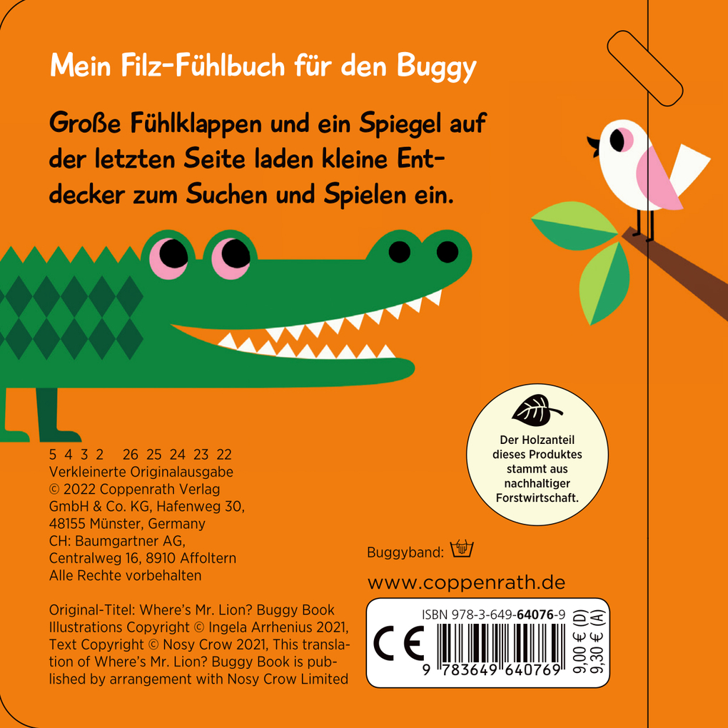 Weitere Ansicht: Mein Filz-Fühlbuch für den Buggy: Kuckuck, kleiner Löwe!