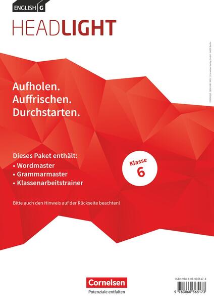 Produktbild: English G Headlight Band 2: 6. Schuljahr - Arbeitshefte Wordmaster, Grammarmaster und Klassenarbeitstrainer (Im Paket)