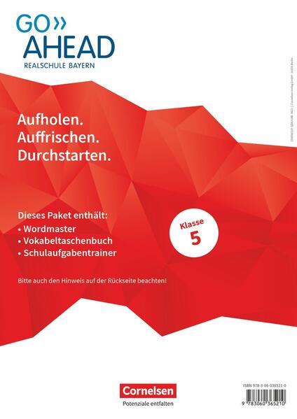 Produktbild: Go Ahead - Realschule Bayern 2017 - 5. Jahrgangsstufe