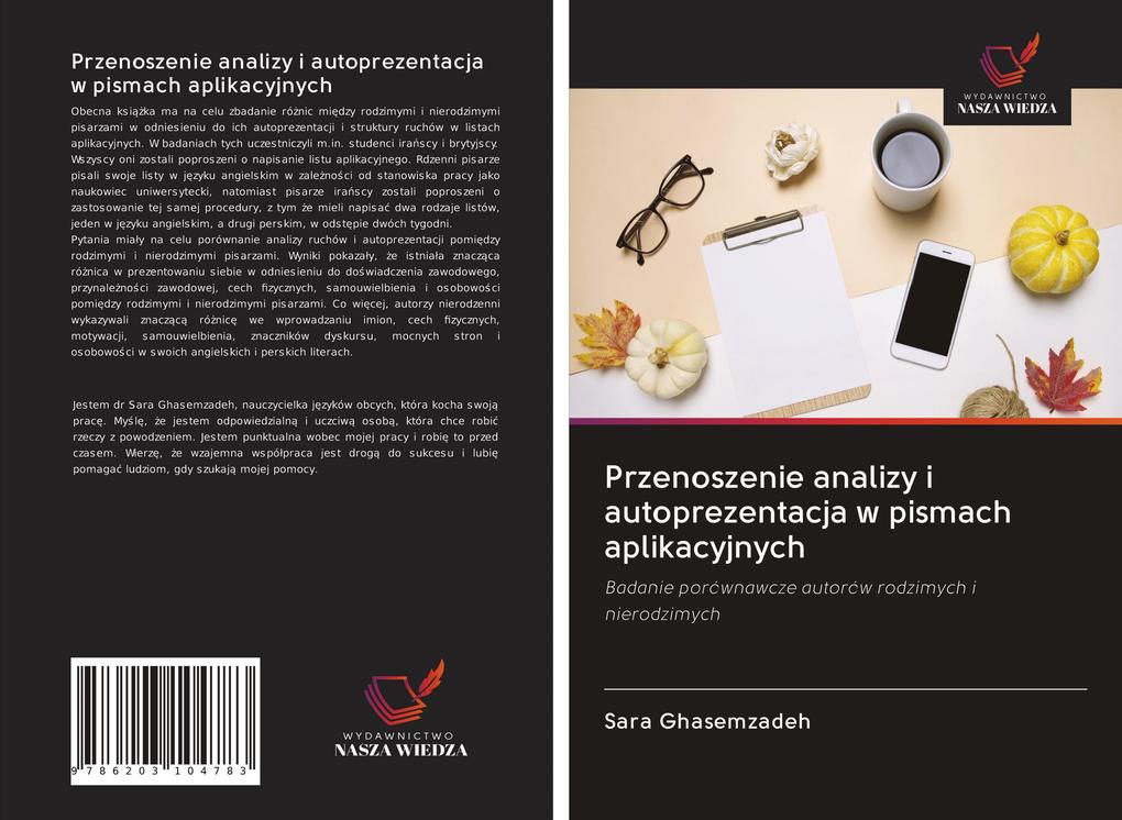 Produktbild: Przenoszenie analizy i autoprezentacja w pismach aplikacyjnych | Sara Ghasemzadeh