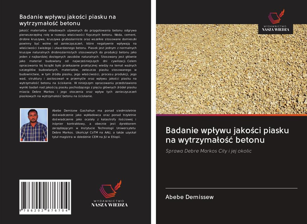 Produktbild: Badanie wpywu jakoci piasku na wytrzymao betonu | Abebe Demissew