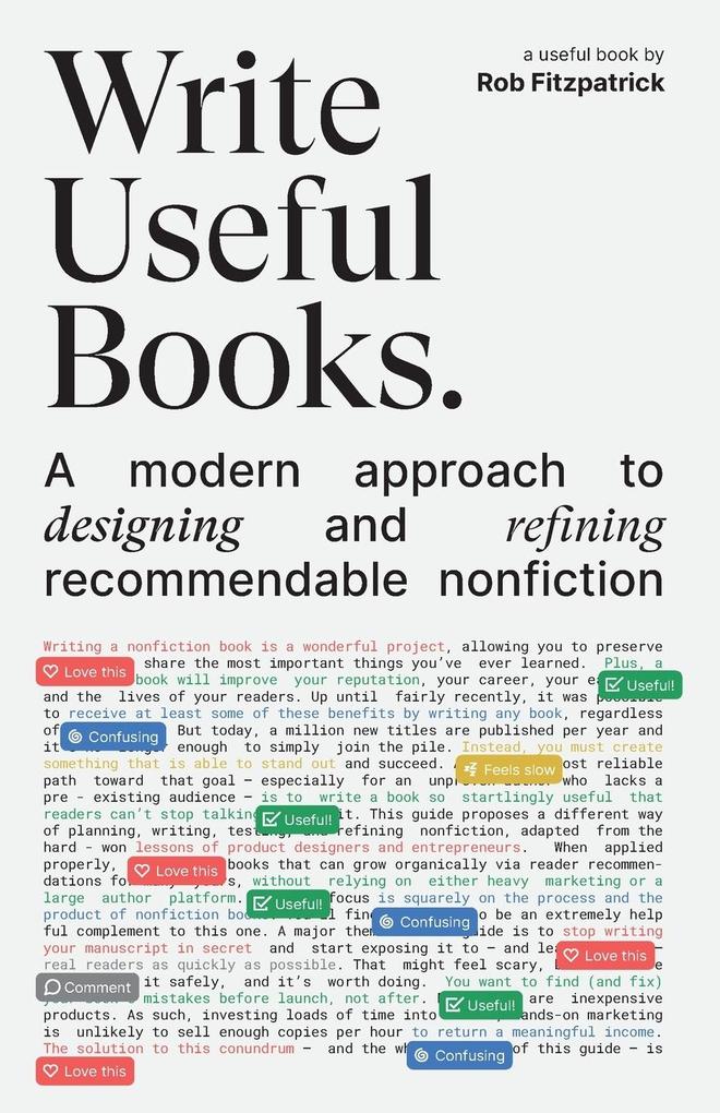 Produktbild: Write Useful Books | Rob Fitzpatrick