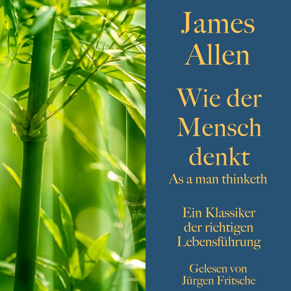 Produktbild: James Allen: Wie der Mensch denkt As a man thinketh | James Allen