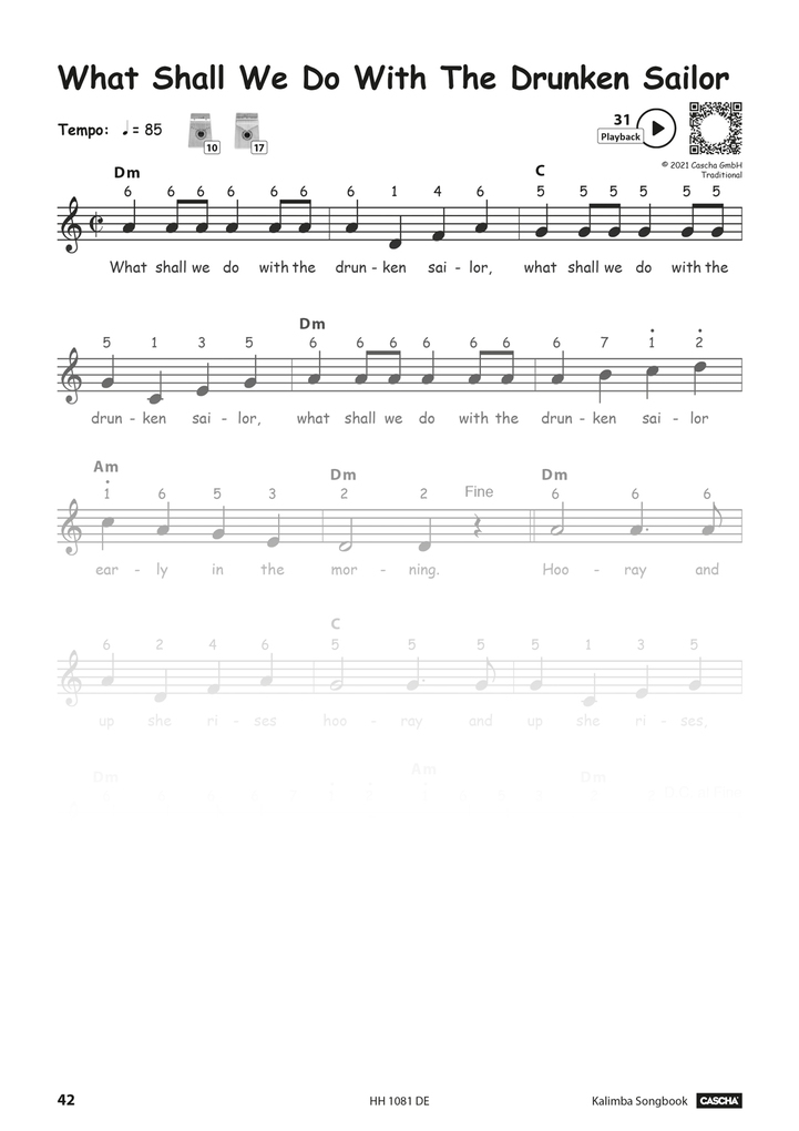 Weitere Ansicht: Kalimba Songbook | Cascha