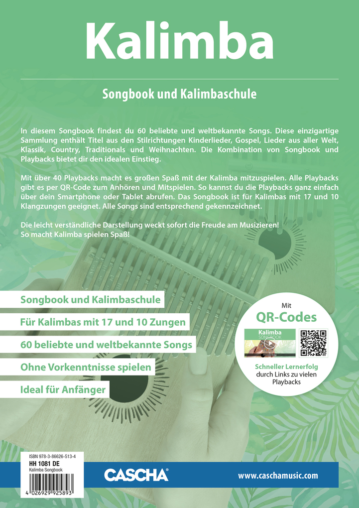 Weitere Ansicht: Kalimba Songbook | Cascha