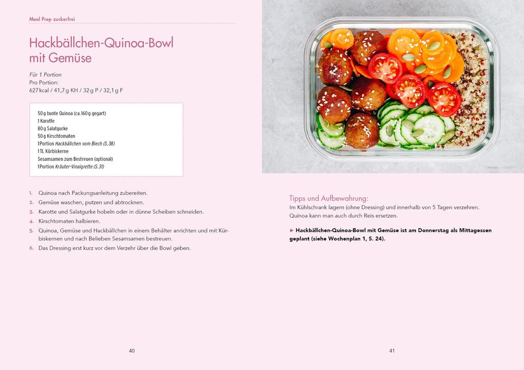 Weitere Ansicht: Meal Prep zuckerfrei | Veronika Pichl