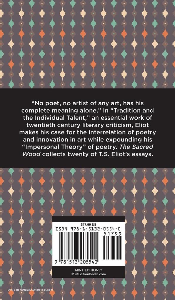 Weitere Ansicht: The Sacred Wood | T. S. Eliot