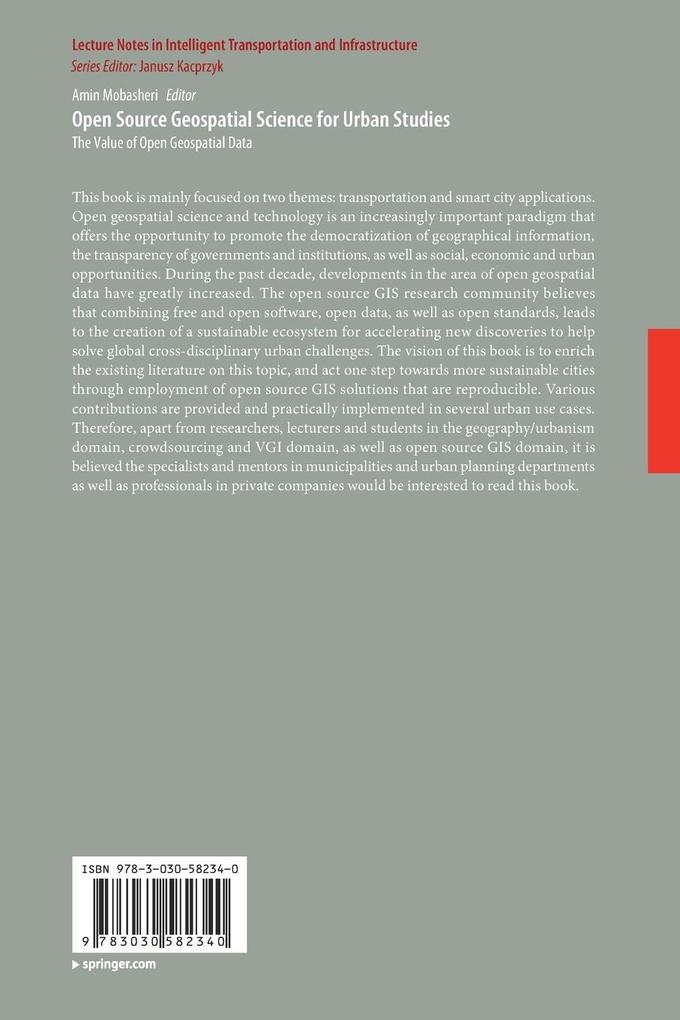 Weitere Ansicht: Open Source Geospatial Science for Urban Studies