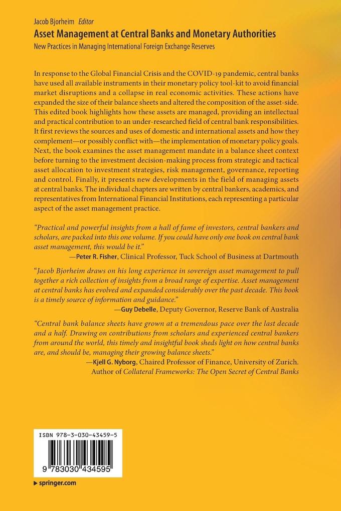 Weitere Ansicht: Asset Management at Central Banks and Monetary Authorities
