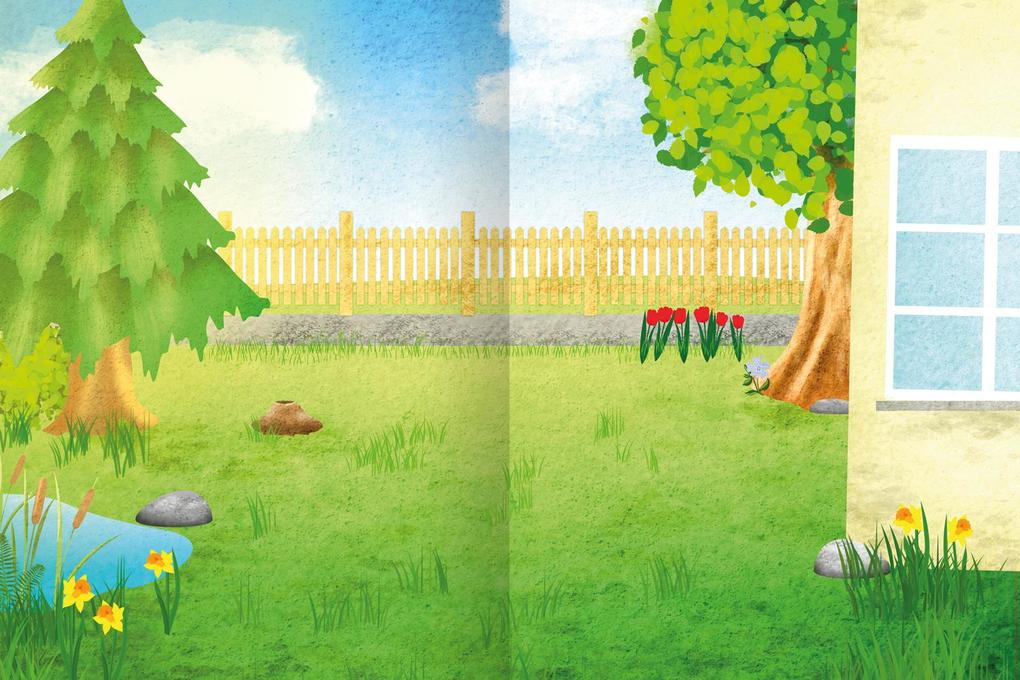 Weitere Ansicht: Erstes Stickern - Im Frühling