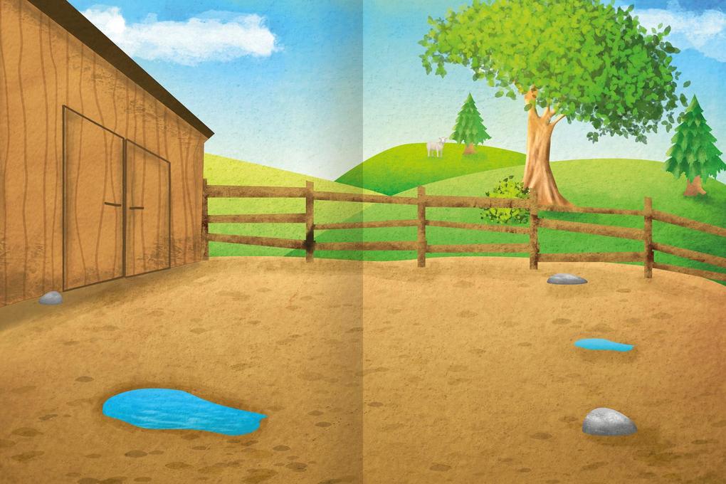 Weitere Ansicht: Erstes Stickern - Im Frühling