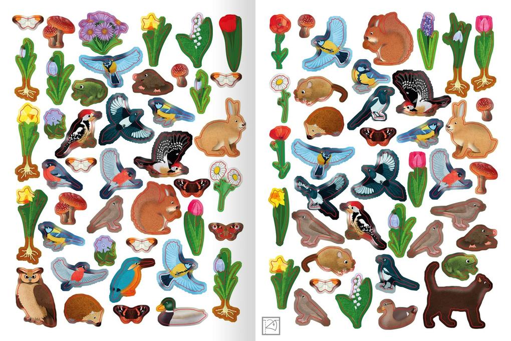 Weitere Ansicht: Erstes Stickern - Im Frühling