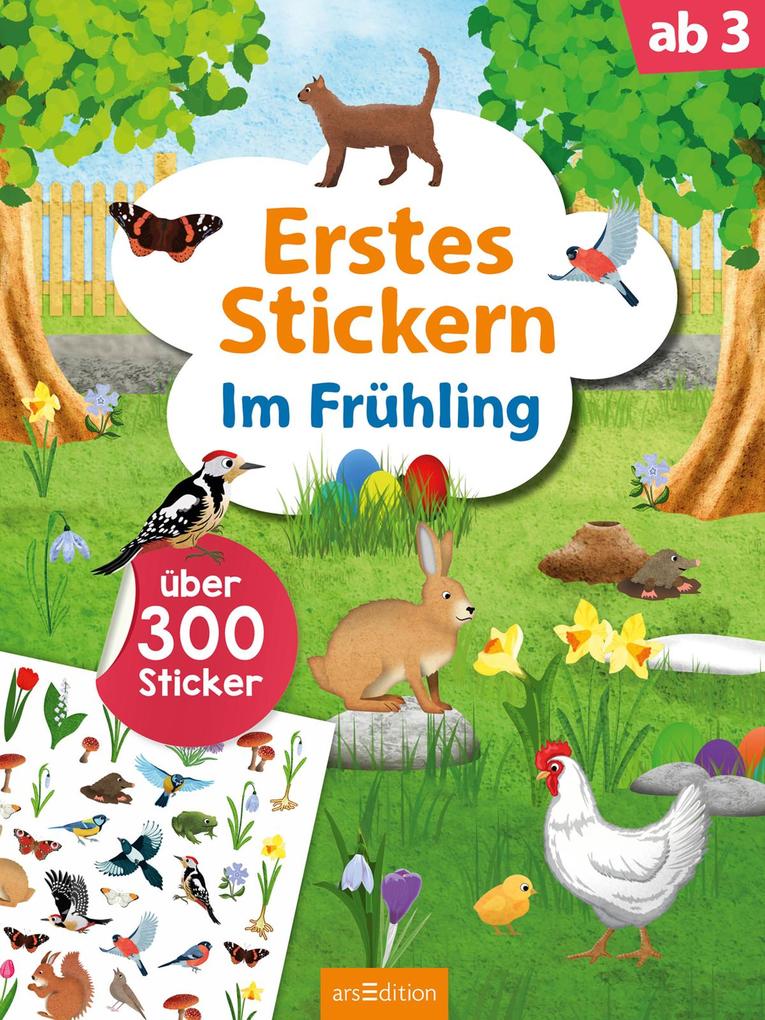 Weitere Ansicht: Erstes Stickern - Im Frühling