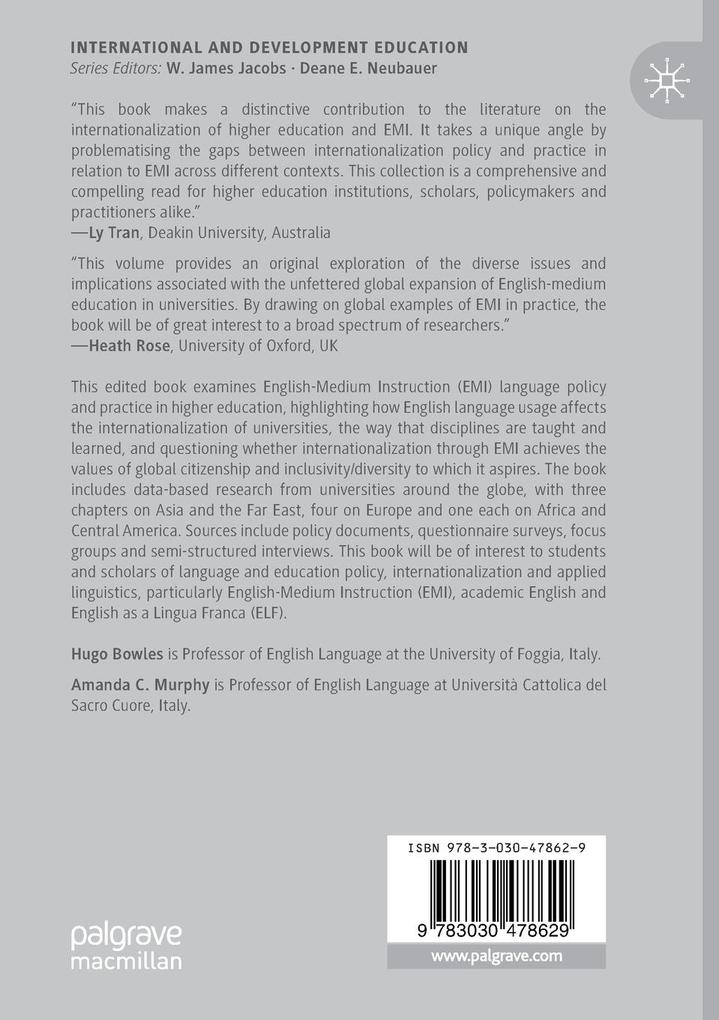 Weitere Ansicht: English-Medium Instruction and the Internationalization of Universities