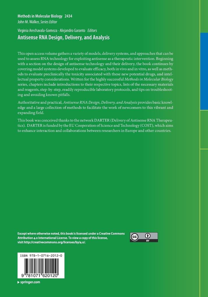 Weitere Ansicht: Antisense RNA Design, Delivery, and Analysis