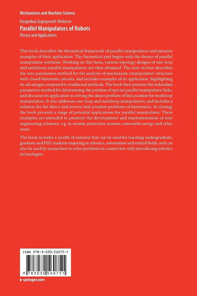 Weitere Ansicht: Parallel Manipulators of Robots | Korganbay Sagnayevich Sholanov