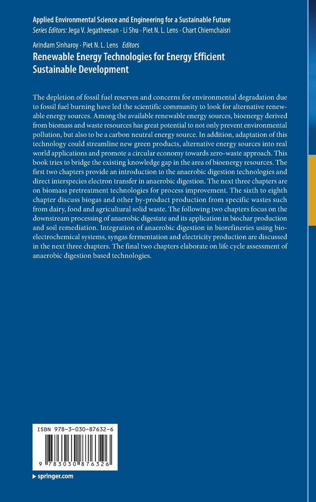 Weitere Ansicht: Renewable Energy Technologies for Energy Efficient Sustainable Development