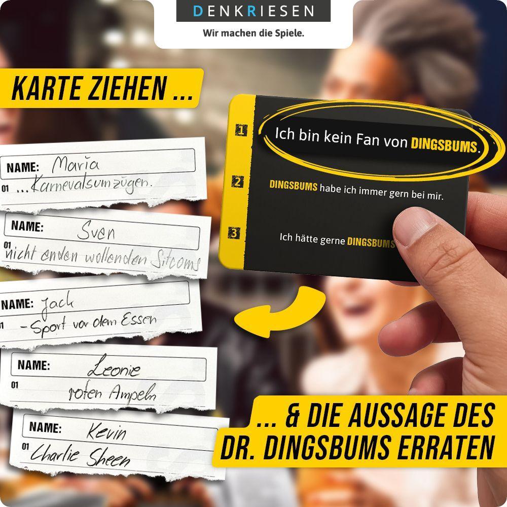 Weitere Ansicht: PARTYFIEBER - DINGSBUMS® "Das grundverkehrte Partyspiel" | Denis Görz, Ricardo Barreto