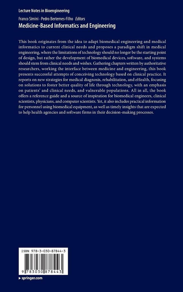 Weitere Ansicht: Medicine-Based Informatics and Engineering