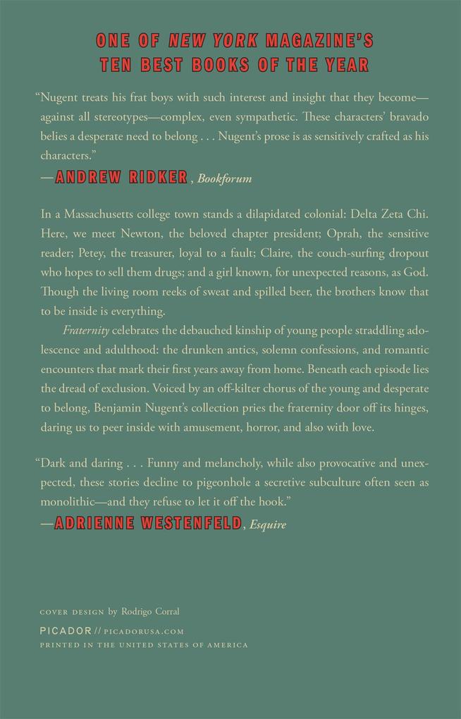 Weitere Ansicht: Fraternity | Benjamin Nugent