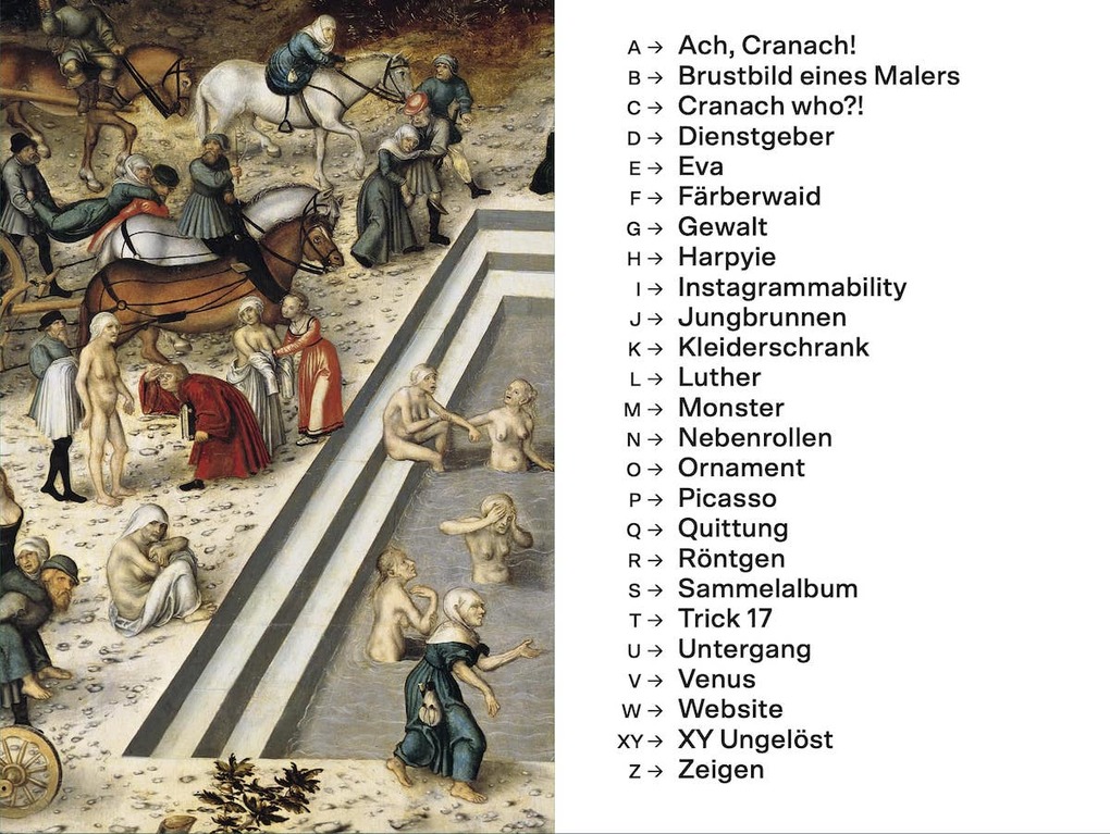 Weitere Ansicht: Lucas Cranach | Teresa Präauer, Torsten Köchlin